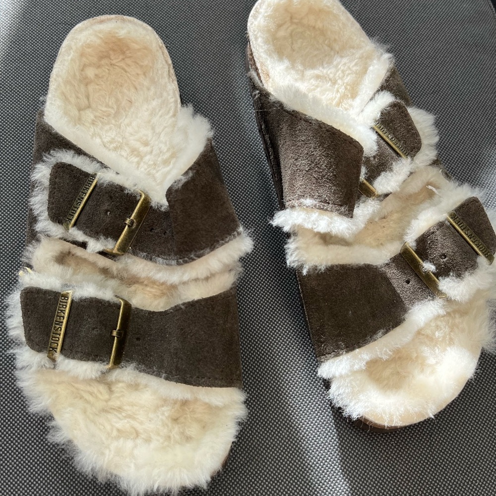 Birkenstock, Shearling Arizona, Women’s size 38
